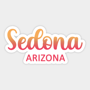 Arizona Sedona map arizona state usa arizona tourism sedona tourism Sticker